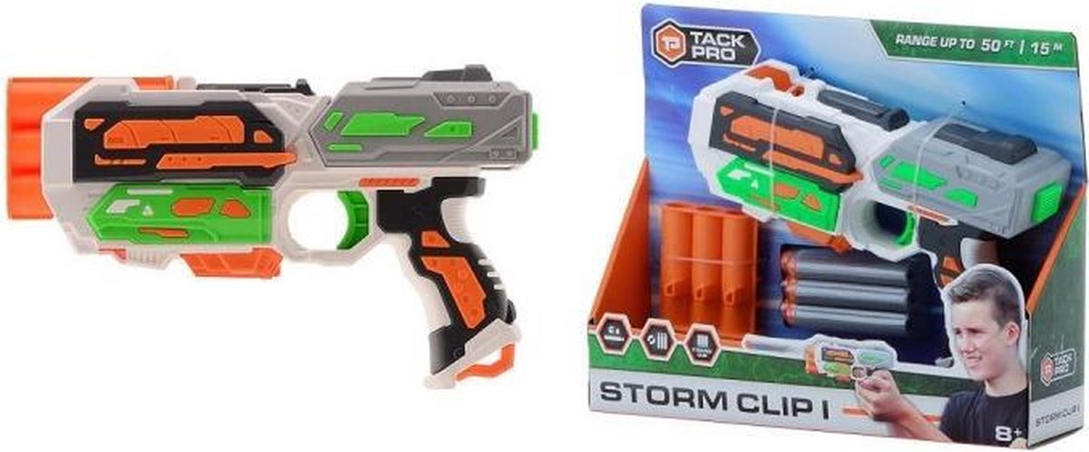 Tack Pro® Storm Clip I met 3 round clip en 6 darts