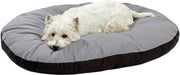 Doc Bed Ovaal Hondenkussen - Grijs & Zwart - 100 x 75 x 12 cm