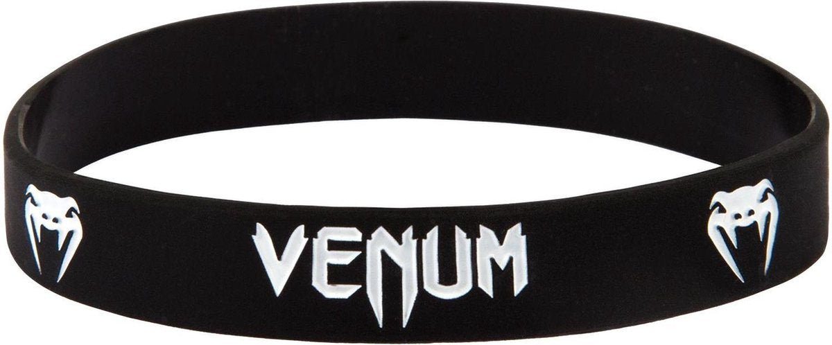 Venum Rubberen Polsbandje (Diverse Kleuren) - Zwart
