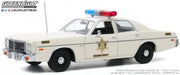 Dodge Coronet 1975 Cream "Dukes of Hazzard County Sheriff" 1-18 Greenlight Collectibles