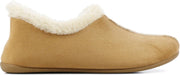 CM Comfort Vrouwen Suède Pantoffels / Damesschoenen Harde zool Sloffen - 66648000 - Cognac - Maat 41