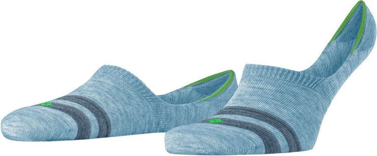 Burlington Stripe Invisible Sneaker Heren 21927 - Blauw 6296 pastelblue Heren - 39-42