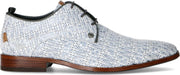 Rehab - Heren -  Greg weave lichtgrijze veterschoenen - Maat 43