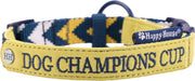 Happy-House Halsband Sportive Geel&Blauw&Wit 57x2.5 cm
