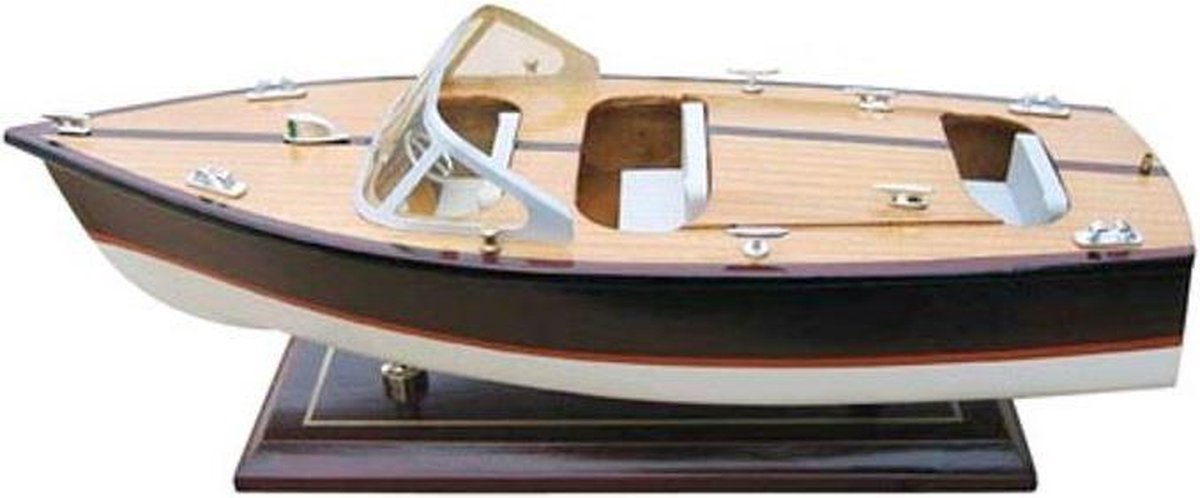 Italiaanse Speedboot Riva - Houten Scheepsmodel
