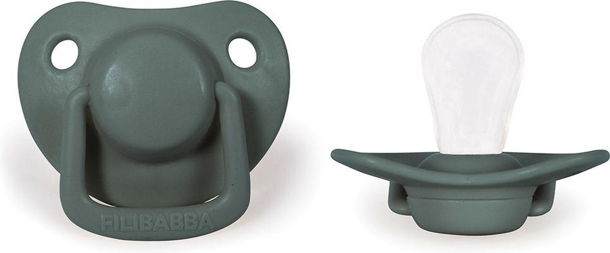 Filibabba - Fopspeen (2-pack) - Dark Mint - 0-6 maanden