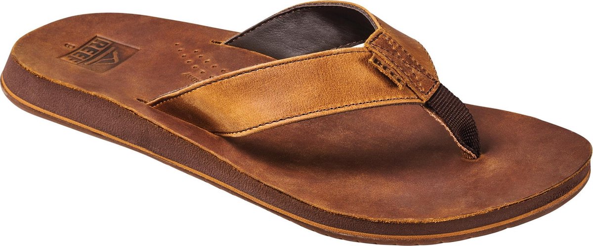 Reef Drift Classic heren slipper - Cognac - Maat 40