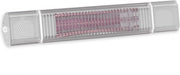 Welltherm Stream & Beam terrasverwarmer Zilver 2000 Watt met Wifi en afstandsbediening