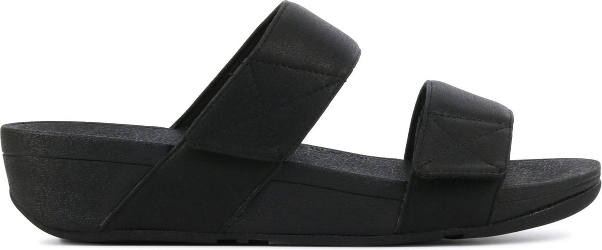 FitFlop  Vrouwen Textiel  Slippers / Damesschoenen Mina slide shimme - Zwart - Maat 38