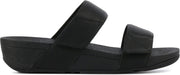 FitFlop  Vrouwen Textiel  Slippers / Damesschoenen Mina slide shimme - Zwart - Maat 38