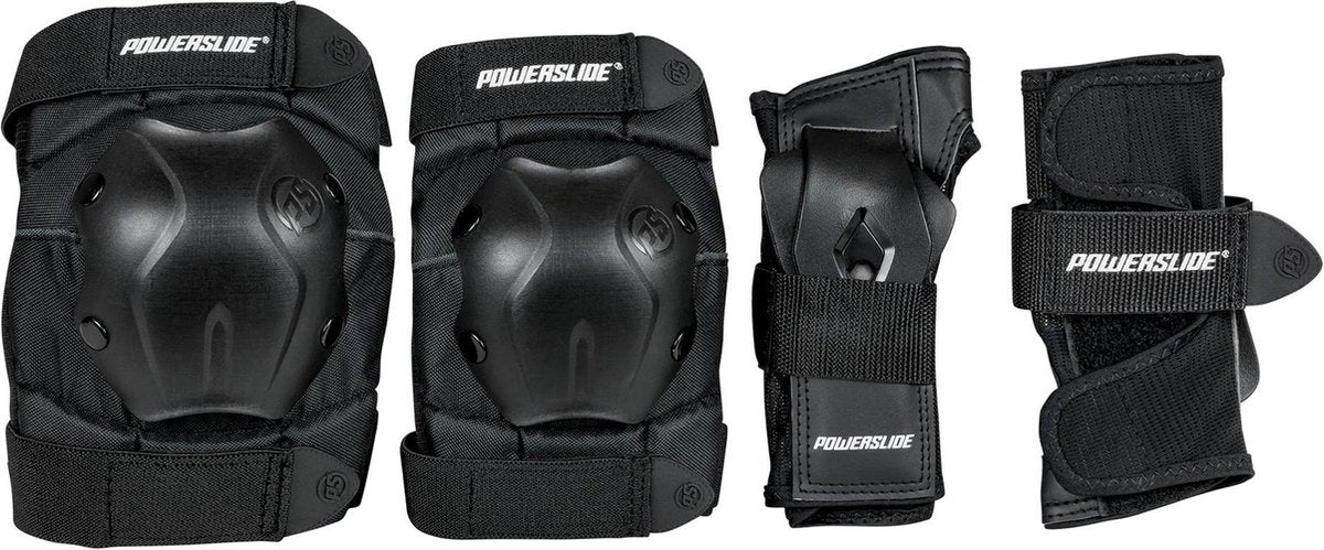 Powerslide beschermingsset - Zwart - XL - 6-delig