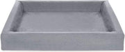 Bia bed cotton overtrek hondenmand grijs Bia-100 120x100x15 cm