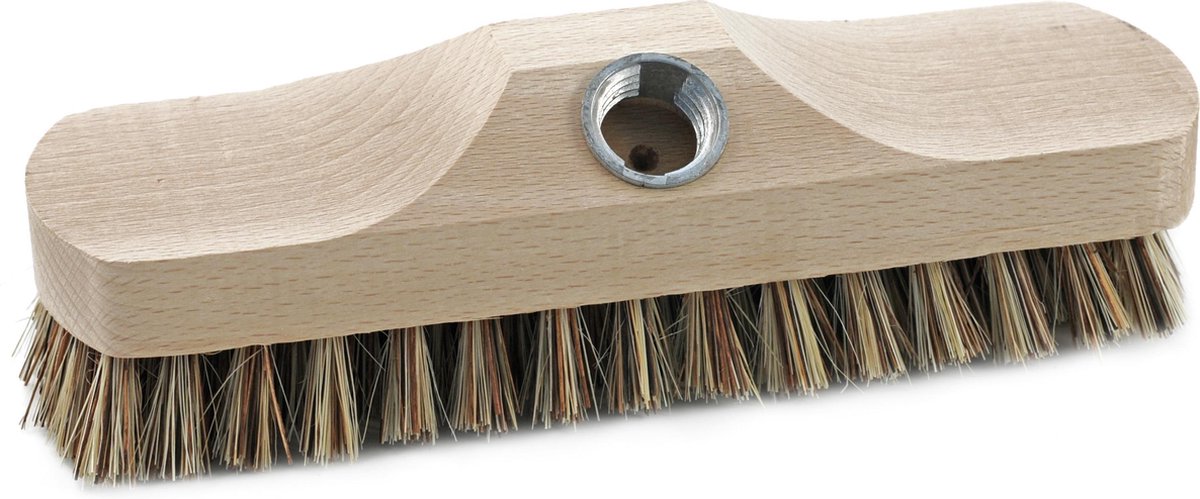 Houten schrobber/schrobborstel 22 cm - Schoonmaakartikelen/schoonmaakborstels