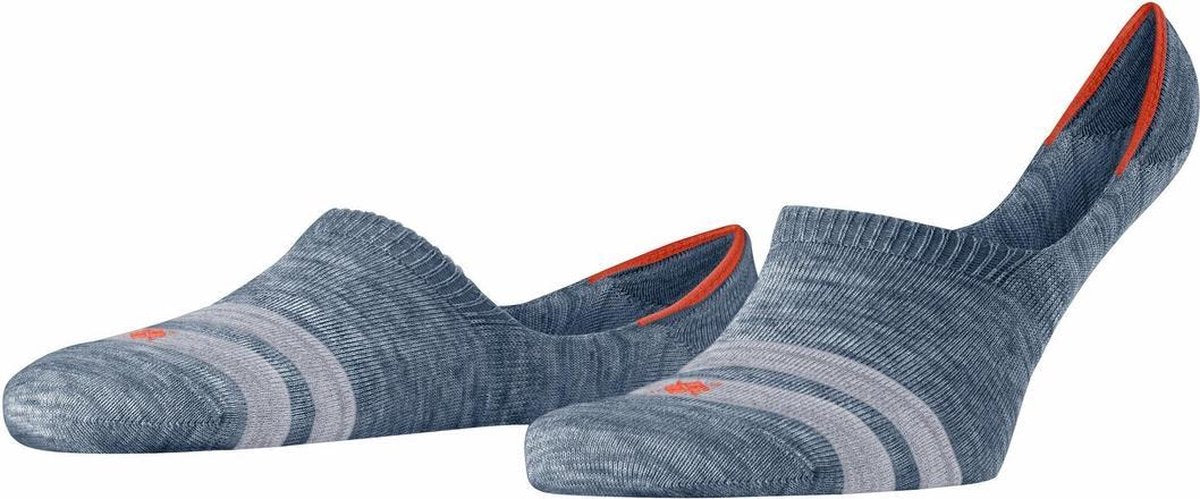 Burlington Stripe Invisible Sneaker Heren 21927 - Blauw 6662 light jeans Heren - 39-42