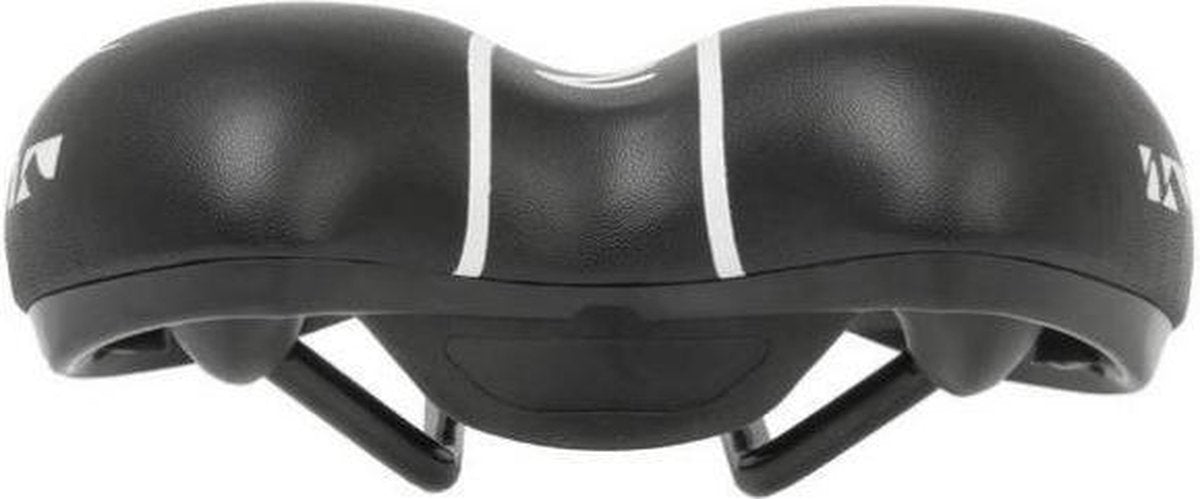 Fietszadel M-Wave Comp IV Racing - zwart met wit