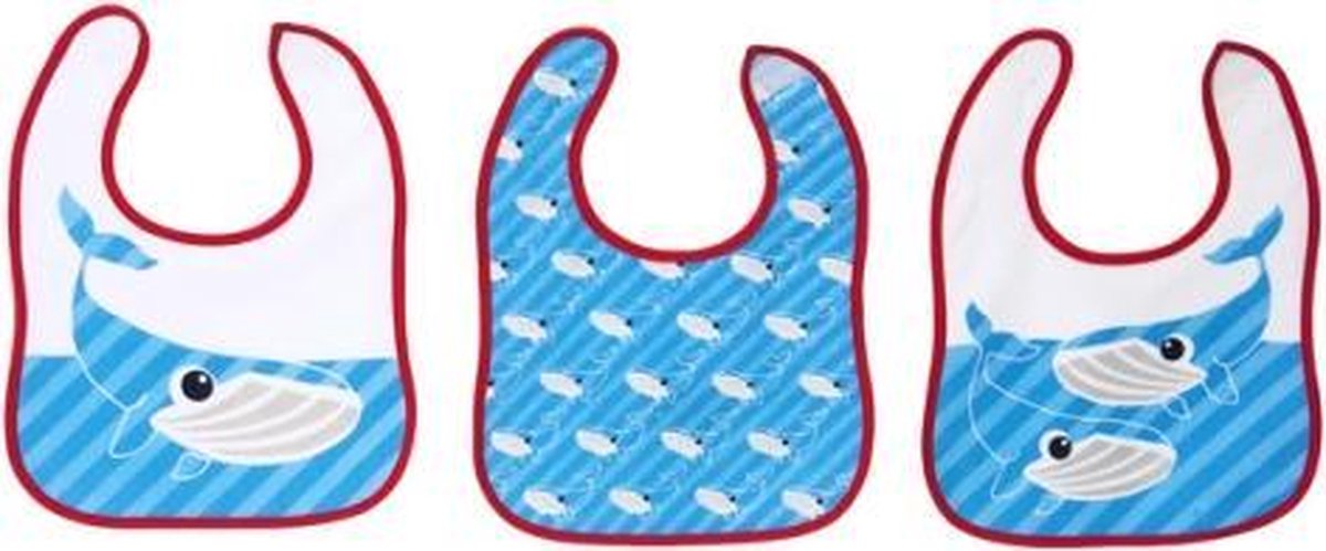 JIP Slabbetjes set walvis