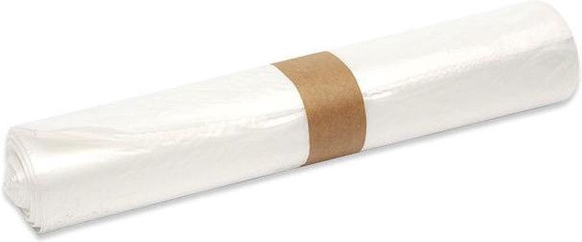 Afvalzak HDPE 63x70 cm transparant T15 1000 stuks