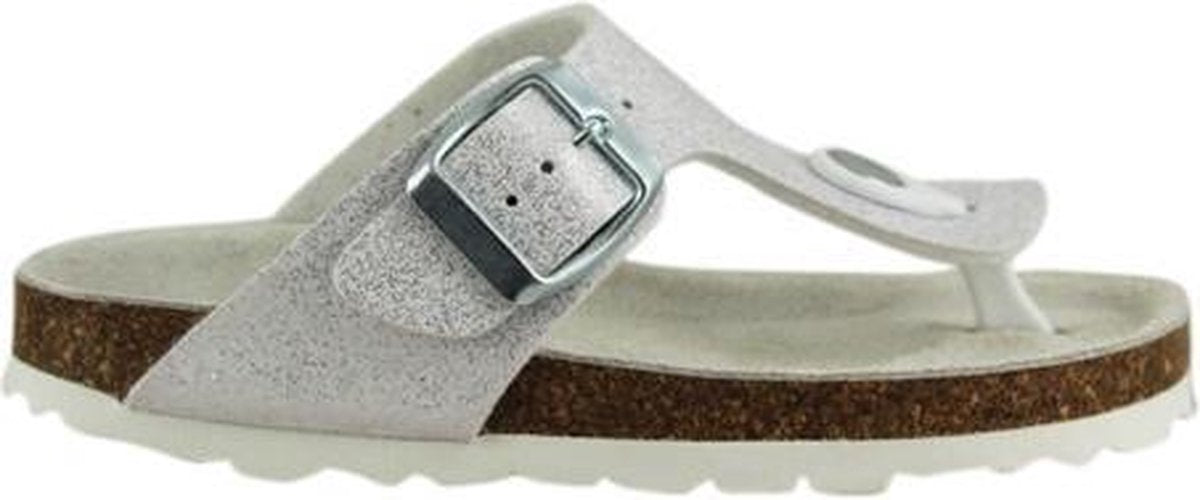 Braqeez 418020-500 Meisjes - Wit - Leer - Gesp