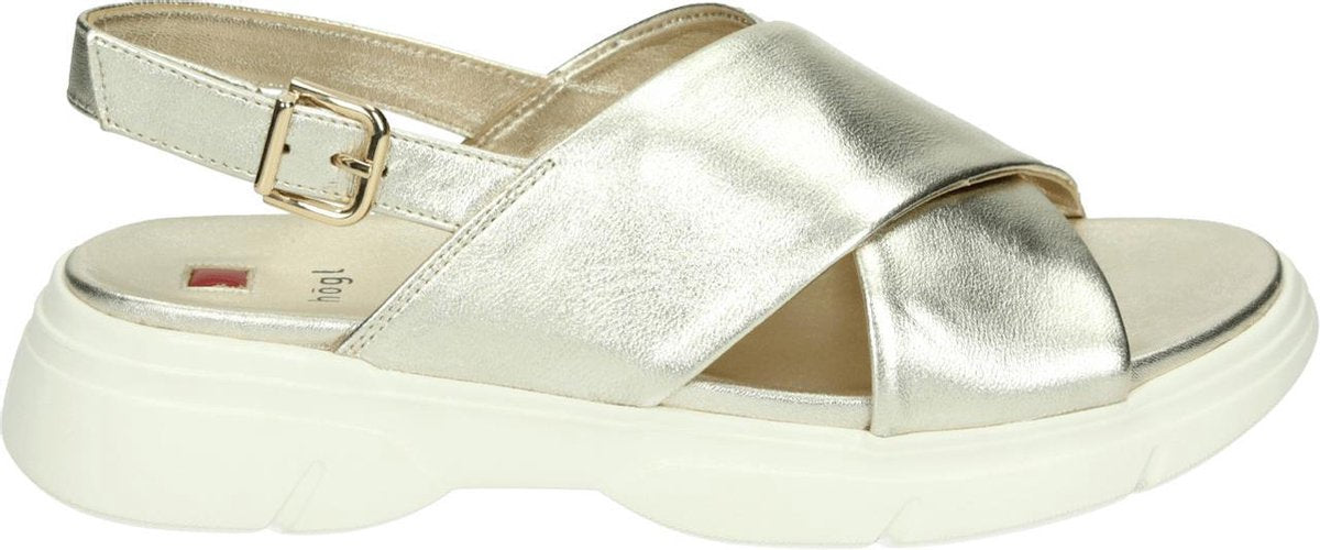 Hogl 102921 - Volwassenen Sandalen met hakDames Sandalen - Kleur: Metallics - Maat: 39
