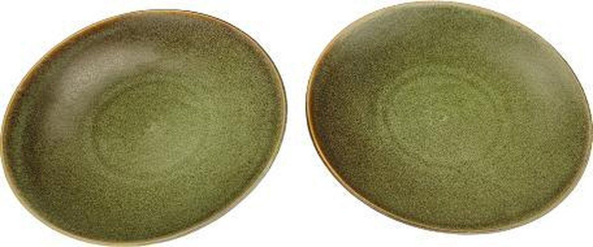 Bord ANNETTE - Vintage Donker Groen - Aardewerk - 21