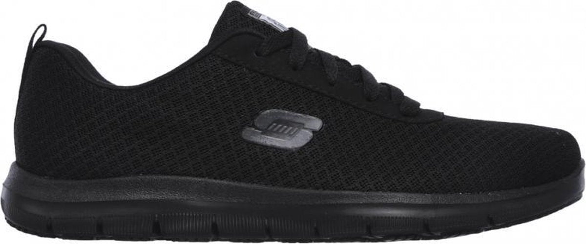 Skechers Work Ghenter Bronaugh sneakers zwart - Maat 37