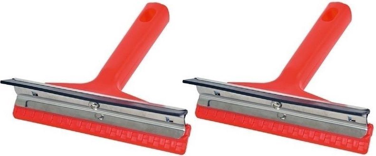 3x IJskrabbers/ijsschrapers met raamwisser 17 cm