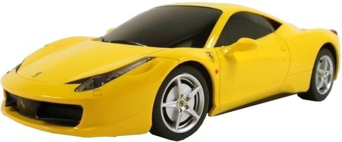 Rastar Rc La Ferrari 458 Italia Schaal 1:14 Geel 30 Cm