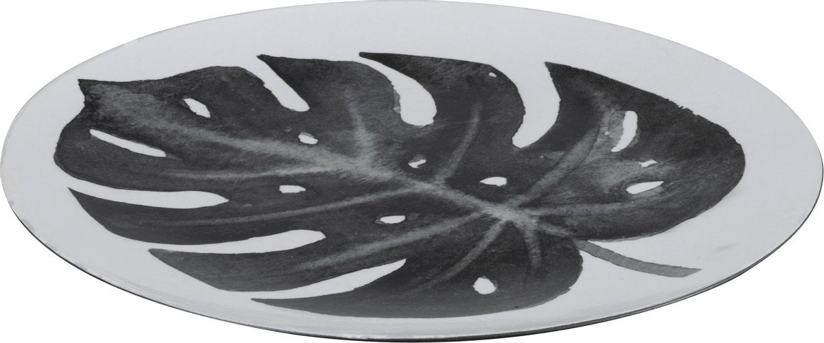 J-Line Bord Tropical Pp Wit/Zwart