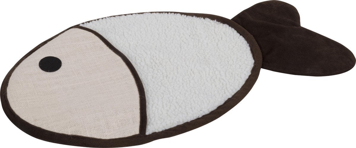 Pet Comfort Lig- en Krabmat - voor Kat - Vis - 68 x 40 cm