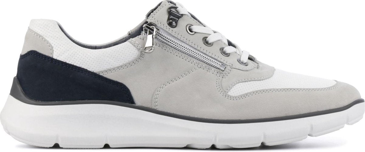 Waldlaufer Mannen Leren Lage sneakers / Herenschoenen 953012 - Wit - Maat 46