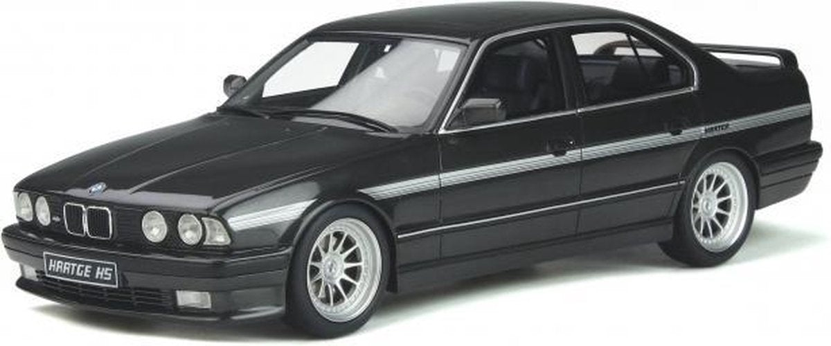 Otto Mobile Hartge H5 V12 (E34) Sedan Diamond Zwart Metallic 1:18