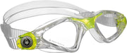 Aqua Sphere Kayenne Junior - Zwembril - Kinderen - Clear Lens - Transparant/Lime