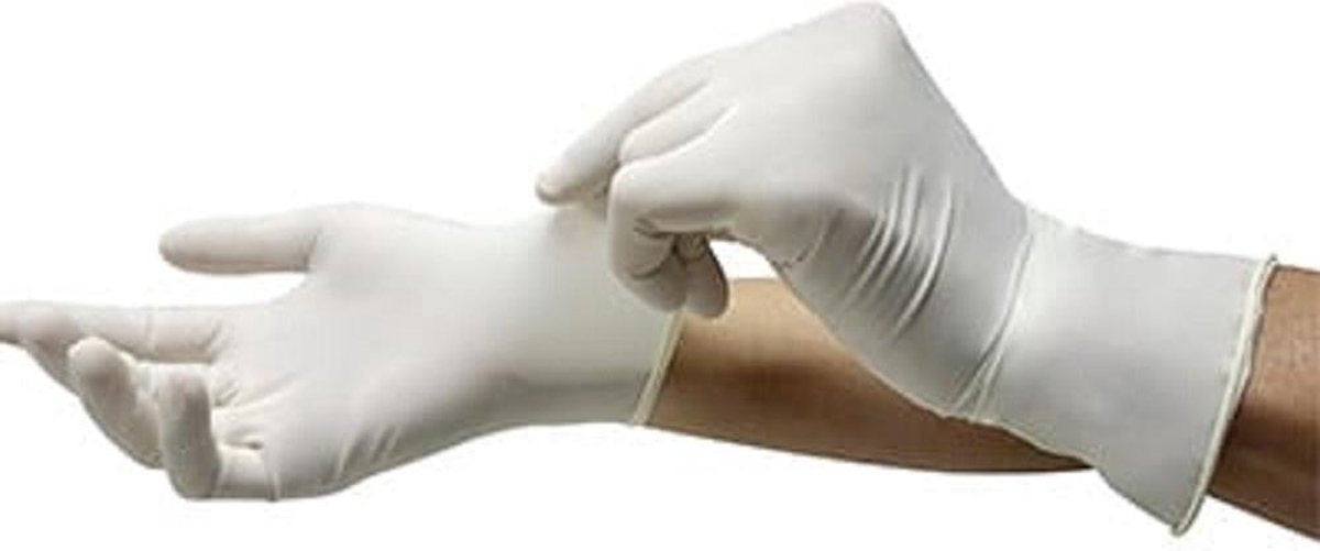 Latex handschoenen gepoederd - Small- 100 stuks