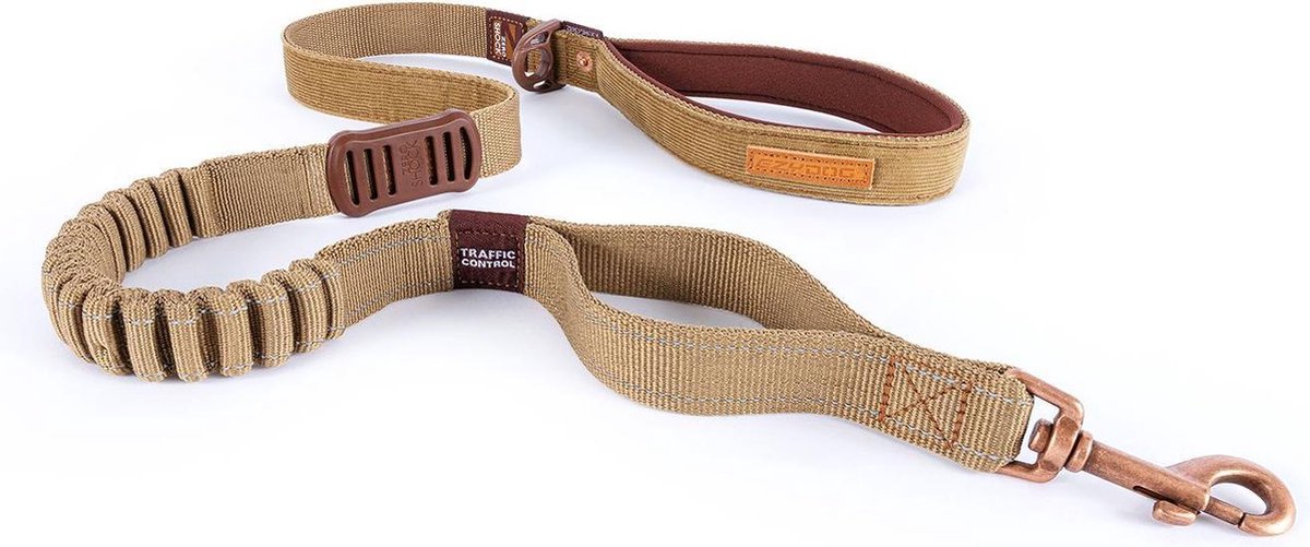EzyDog Zero Shock - Lange Hondenriem - 120cm - Corduroy
