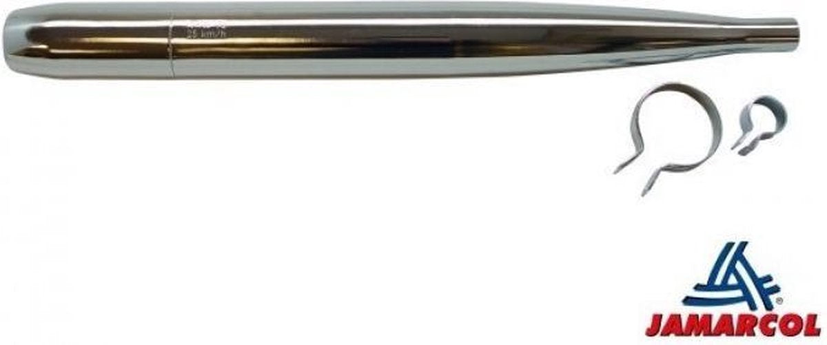 Uitlaat Sachs minor 5 speed 28mm chroom