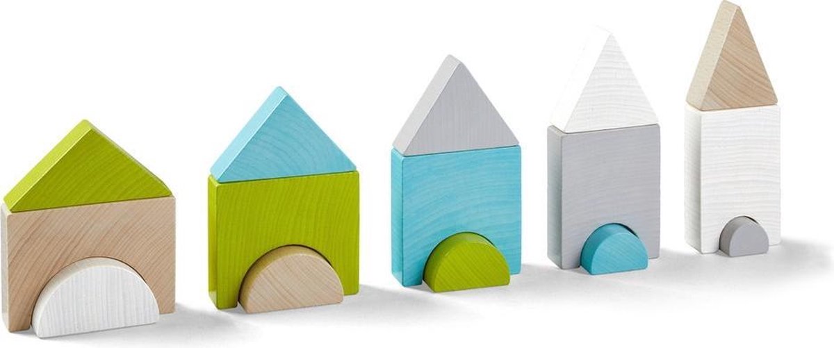 Haba Stapelblokken Torenstad 22 Cm Junior Hout 15-delig