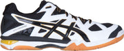 Asics Gel-Tactic Indoor Sportschoenen - Maat 47 - Mannen - wit/zwart/goud