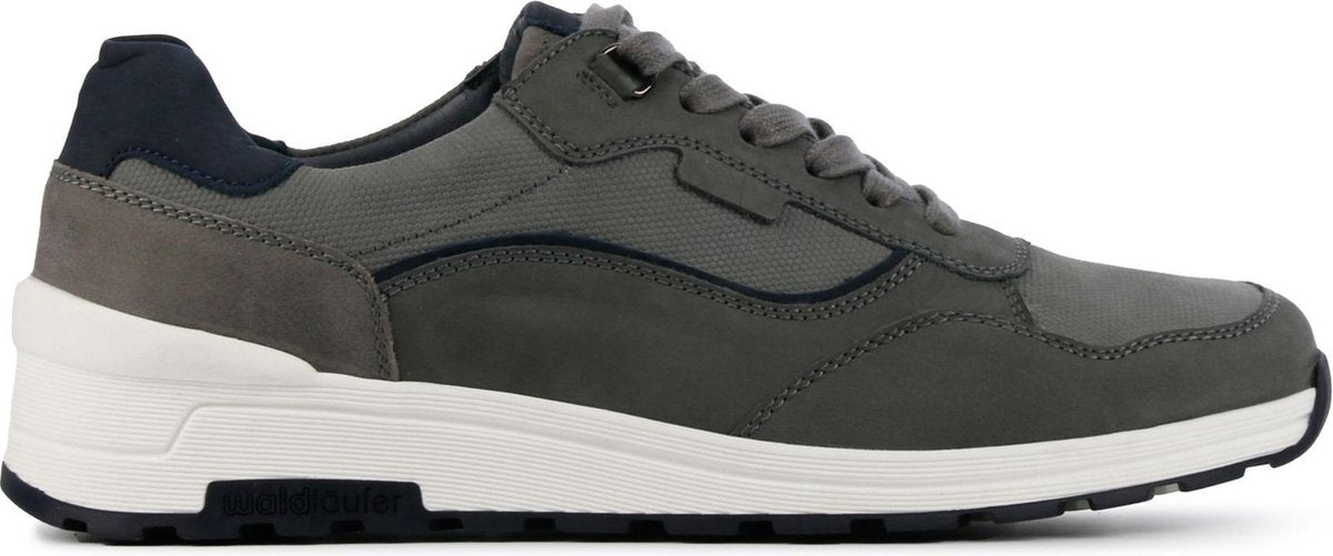 Waldlaufer Mannen Suède Lage sneakers / Herenschoenen 734003 - Grijs - Maat 43.5