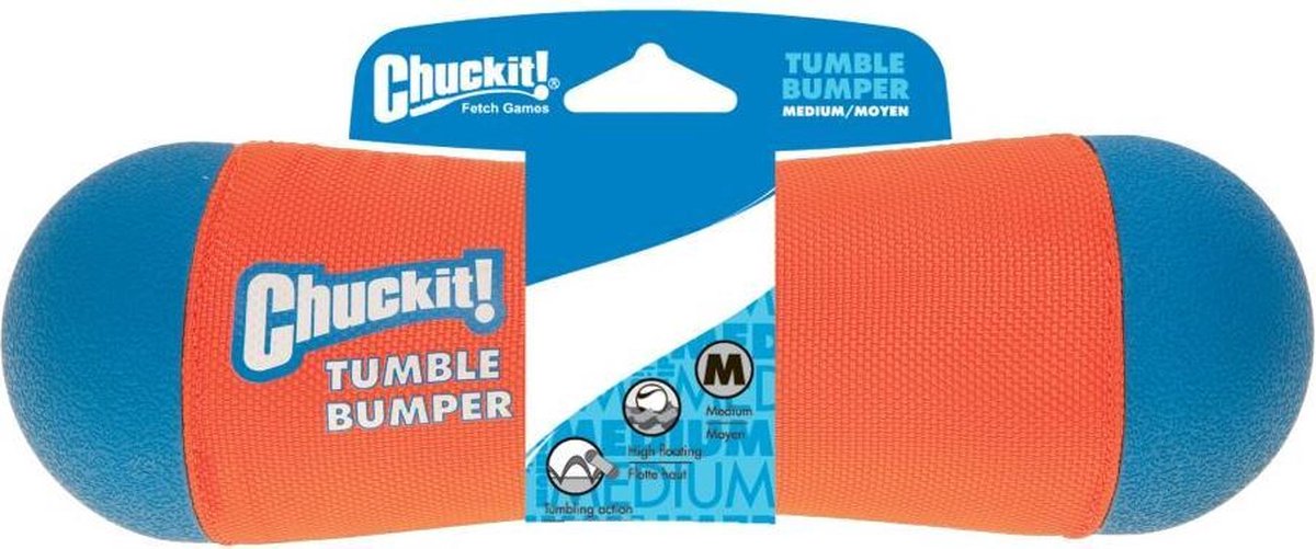Chuckit Tumble Bumper Drijvend Hondenspeelgoed - ø 6 x 21 cm - M