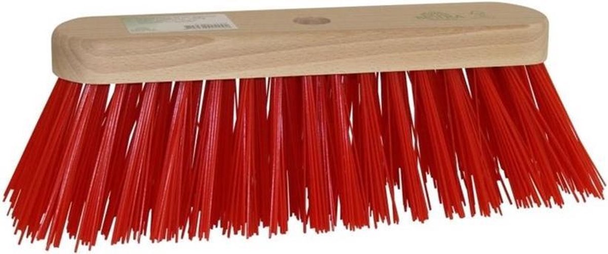 Betra Bezem 30cm afgerond rood PVC