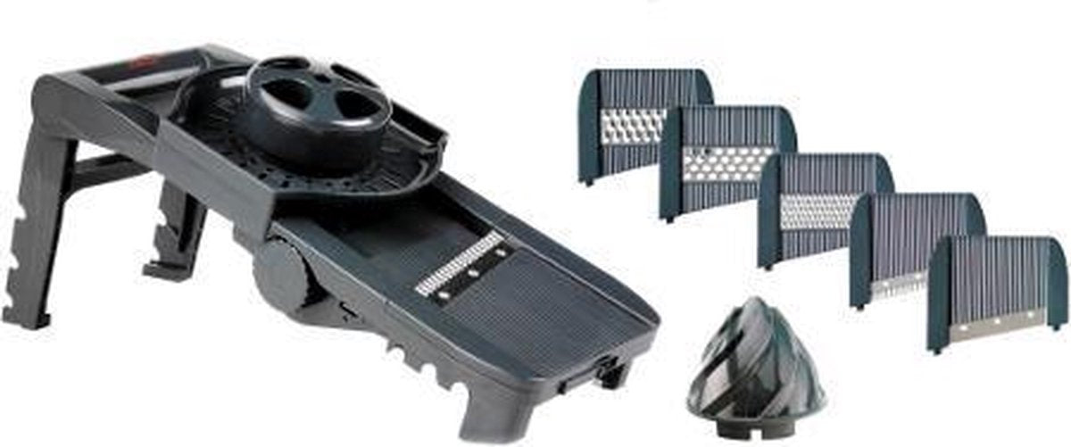 Lacor - Mandoline met 5 verwisselbare messen en 8 functies