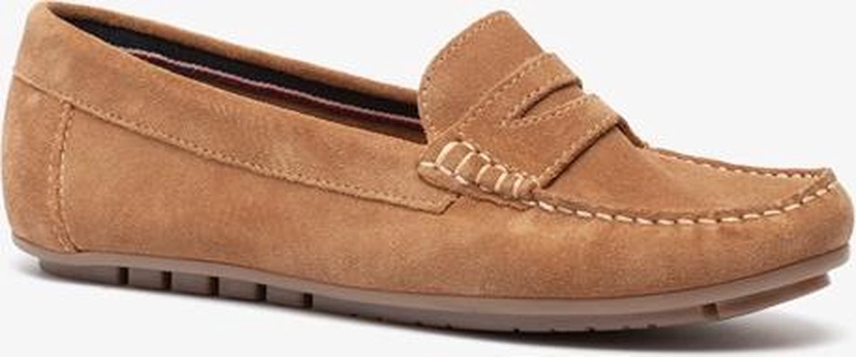 Hush Puppies suede dames mocassins - Bruin - Maat 39