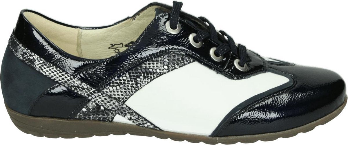 Waldlaufer 329001 H - Volwassenen Dames veterschoenen - Kleur: Blauw - Maat: 37.5