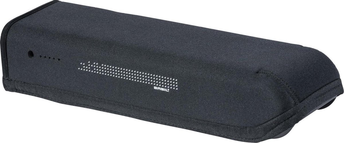 Neopreen hoes Basil bagagedrageraccu voor Shimano Steps - zwart