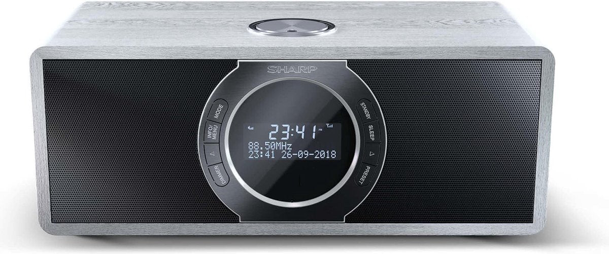 Sharp-DR-S460GR - DAB+ radio - grijs