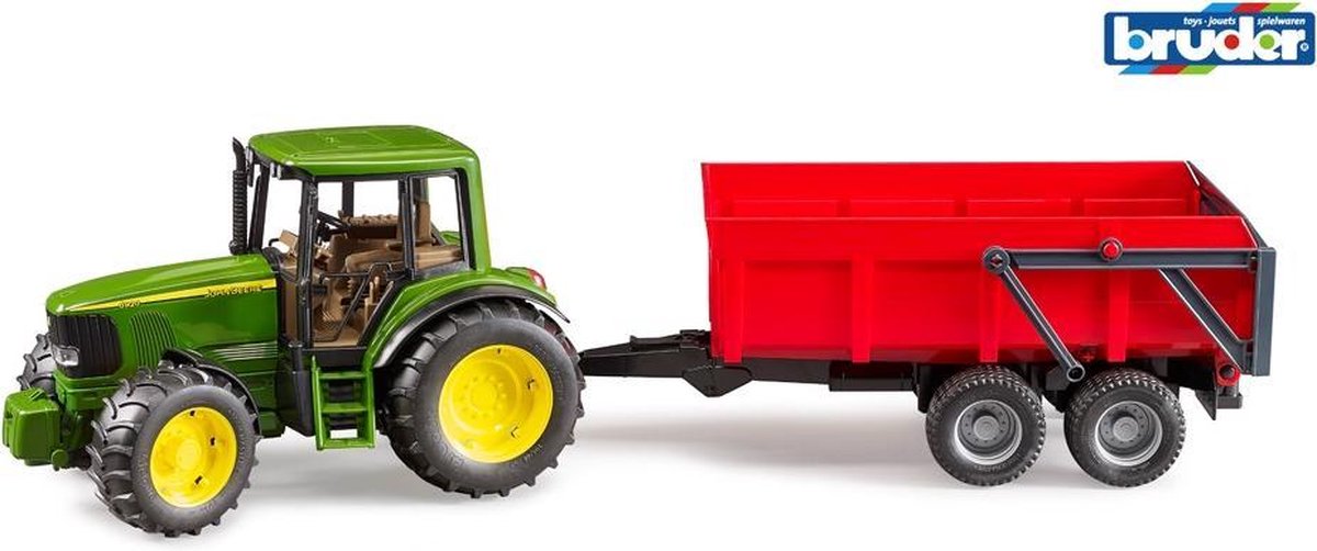 Bruder 02057 John Deere 6920 Tractor met Aanhanger 1:16