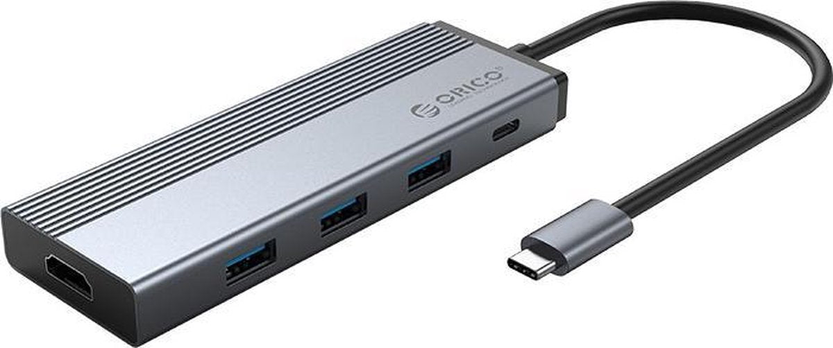 ORICO 5-in-1 USB-C hub met 3x USB 3.0