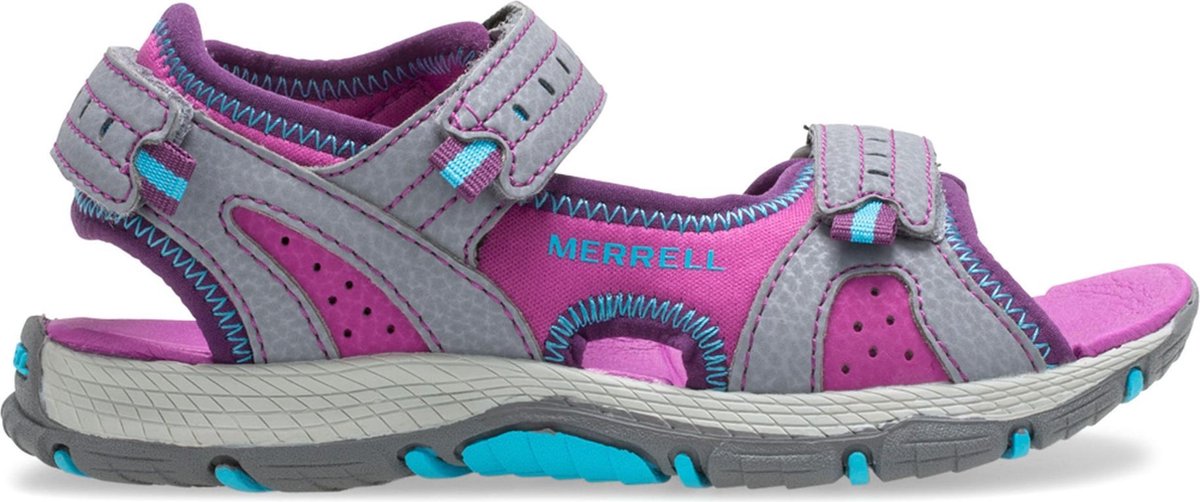 Merrell Sandalen - Maat 31 - Meisjes - grijs/paars/blauw