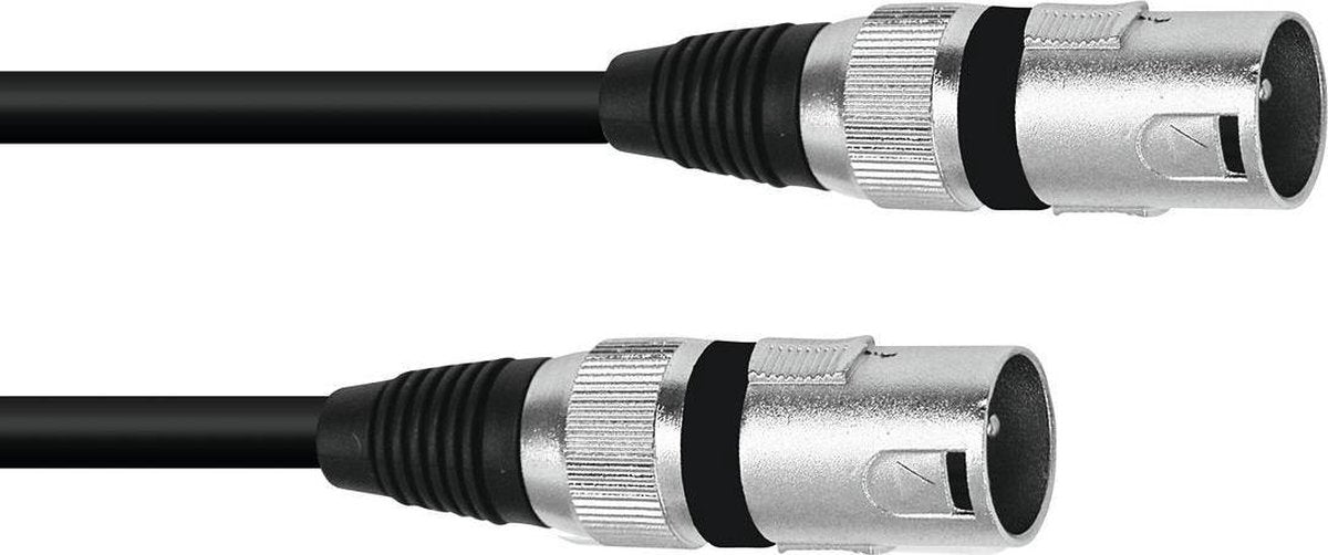 OMNITRONIC Adaptercable XLR(M)/XLR(M) 0.2m bk