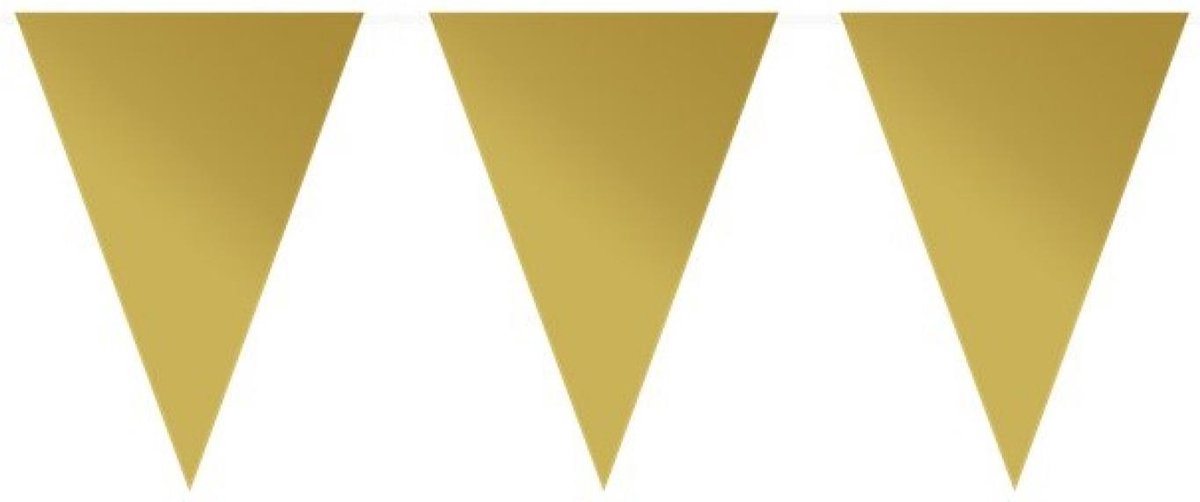 Vlaggenlijn - Goud - Mat - 10m